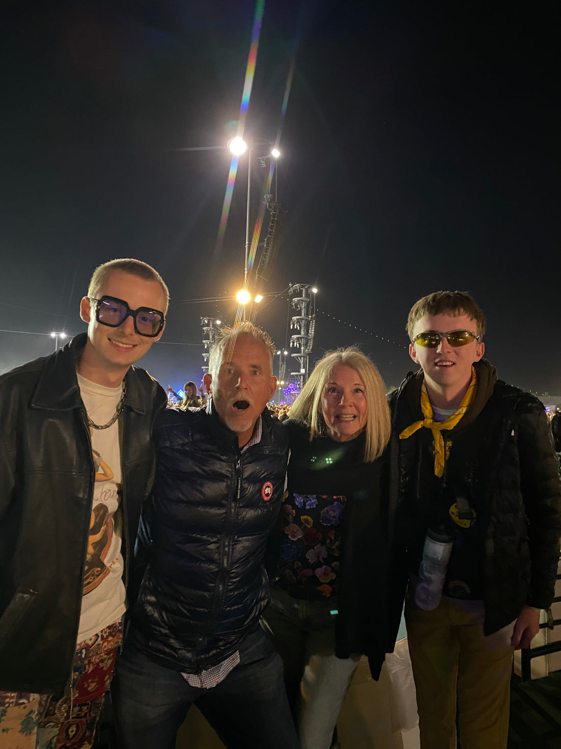 Picture of the Herschede Family at Coachella 2025